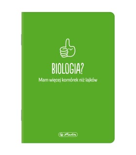 ZESZYT A5 DO BIOLOGII, 60 KARTEK, KRATKA, HERLITZ