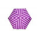 Parasolka automatyczna otwierana i zamykana jednym przyciskiem, w paski fioletowa