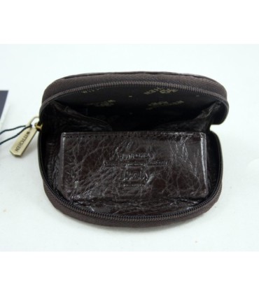 Portmonetka Wittchen bilonówka typu "piekiełko", kolor brązowy