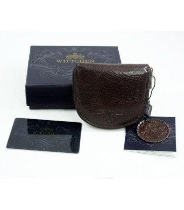 Portmonetka Wittchen bilonówka typu "piekiełko", kolor brązowy