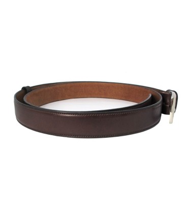 Klasyczny pasek do garnituru w kolorze brązowym