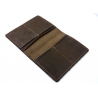 Skórzany super cienki portfel męski (SLIM WALLET) Orsatti, brązowy