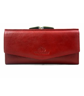 Długi damski portfel Wittchen 21-1-079, kolekcja Italy, czerwony