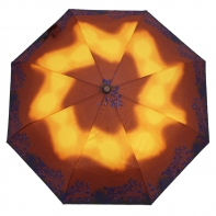 Automatyczna parasolka damska Tiros, niebieski ornament