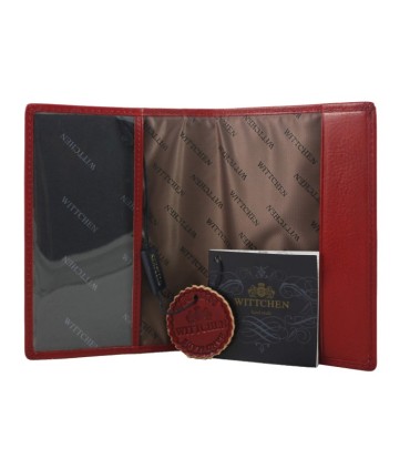 Etui na paszport skórzane Wittchen w kolorze czerwonym
