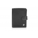 Męski portfel Pierre Cardin RFID 12 kart + dowód rejestracyjny, czarny
