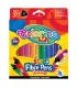 Flamastry trójkątne Jumbo 10 kolorów Colorino