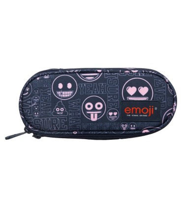 Usztywniany piórnik szkolny St.Majewski EMOJI PINK PC1