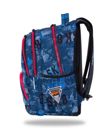 Plecak szkolny CoolPack Bentley 30L, Badges Blue B16154