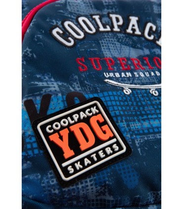 Plecak szkolny CoolPack Bentley 30L, Badges Blue B16154