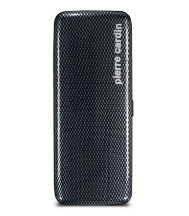 Lekka, mała parasolka Pierre Cardin w praktycznym etui, czarna