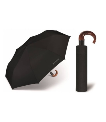 Automatyczny ekskluzywny parasol męski Pierre Cardin, czarny