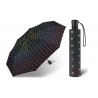 Automatyczna parasolka Happy Rain, czarna w kolorowe grochy