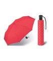 Automatyczna parasolka do torebki 27,5 cm HAPPY RAIN w groszki czerwona