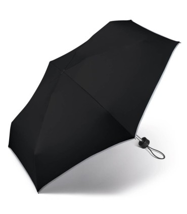 Kieszonkowa, ultra mini parasolka Happy Rain 16 cm, czarna