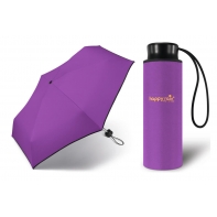 Kieszonkowa, ultra mini parasolka Happy Rain 16 cm, fioletowa
