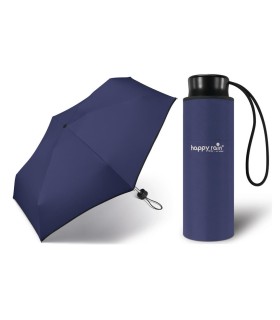 Kieszonkowa, ultra mini parasolka Happy Rain 16 cm, granatowa