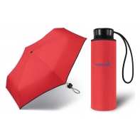 Kieszonkowa, ultra mini parasolka Happy Rain 16 cm, czerwona