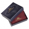 Skórzany zapinany portfel męski Wittchen kolekcja Italy, ciemny brąz