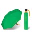 Automatyczna parasolka Benetton, zielona z lamówką