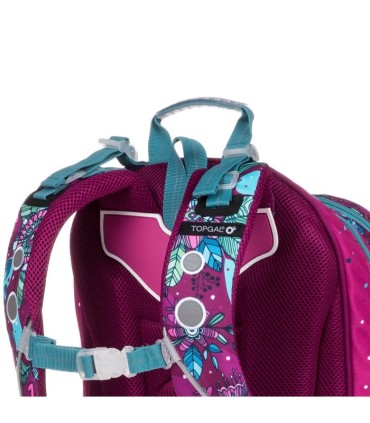Plecak szkolny dwukomorowy dla dziewczynki Topgal ALLY 19040