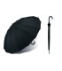 Bardzo duży PARASOL Happy Rain - 130 cm, 16 brytów, czarny