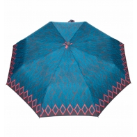 Automatyczna parasolka damska marki Parasol, turkusowe liście