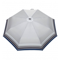 Automatyczna parasolka damska marki Parasol, szara w paski