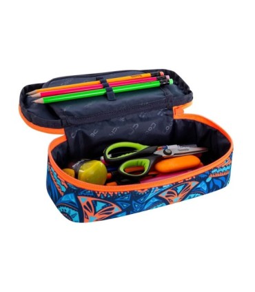 Usztywniany piórnik szkolny Coolpack Campus Aztec Blue, C62189