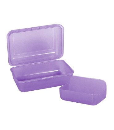 Śniadaniówka szkolna transparentna CoolPack Frozen fioletowa