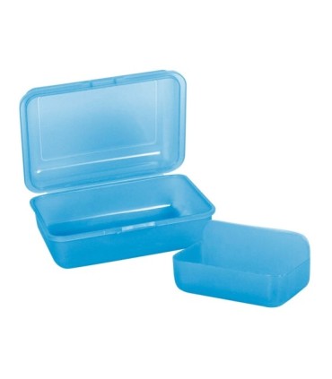 Śniadaniówka szkolna transparentna CoolPack Frozen niebieska
