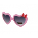 Okulary przeciwsłoneczne dziecięce UV 400 SERCA różowo-białe