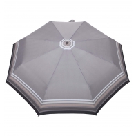 Automatyczna parasolka damska marki Parasol, ciemnoszara w paski