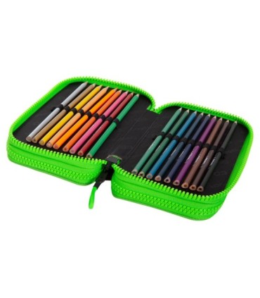 Potrójny piórnik z wyposażeniem Coolpack Jumper 3 MOTYW GRY C67199