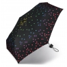 Kieszonkowa, ultra mini parasolka Happy Rain 16 cm, tęczowe GROSZKI