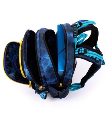 Plecak dwukomorowy dla chłopca Topgal ENDY 20013 + wymienne obrazki