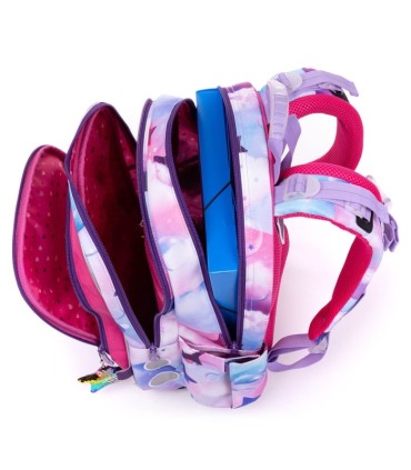 Plecak dwukomorowy dla dziewczynki Topgal ENDY 20002 JEDNOROŻEC