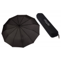 Bardzo mocna automatyczna parasolka męska Doppler w ETUI CZARNA