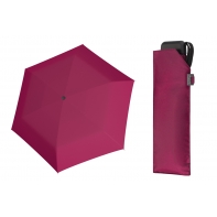  Bardzo lekka wytrzymała płaska parasolka Doppler, FUKSJA