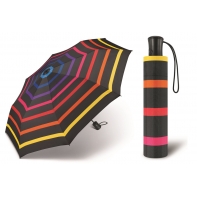Automatyczna lekka parasolka HAPPY RAIN, KOLOROWE PASECZKI