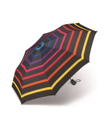 Automatyczna lekka parasolka HAPPY RAIN, KOLOROWE PASECZKI