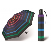 Automatyczna lekka parasolka HAPPY RAIN, TĘCZOWE PASECZKI