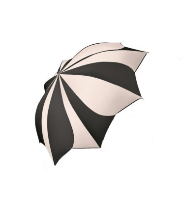 Automatyczna parasolka damska KWIAT Pierre Cardin CZARNO-BIAŁA