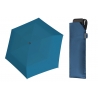 Bardzo lekka wytrzymała płaska parasolka Doppler, NIEBIESKA