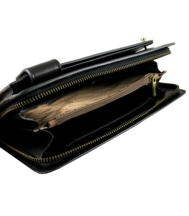 Męska skórzana saszetka Wittchen czarna kolekcja Arizona