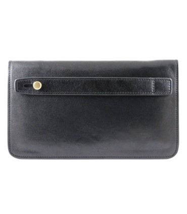 Saszetka męska skórzana Wittchen kolekcja Arizona czarna