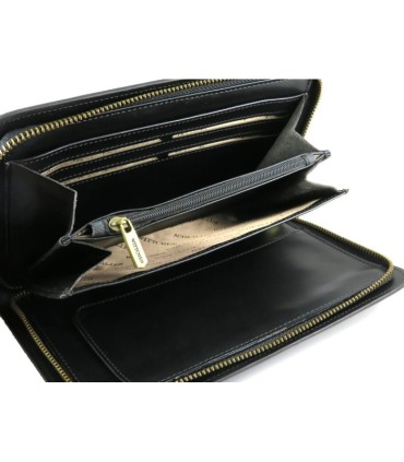 Saszetka męska skórzana Wittchen kolekcja Arizona czarna