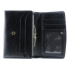 Skórzany damski portfel/portmonetka Wittchen, kolekcja Italy, czarny