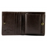 Mały skórzany portfel Wittchen, RFID kolekcja Italy, brązowy