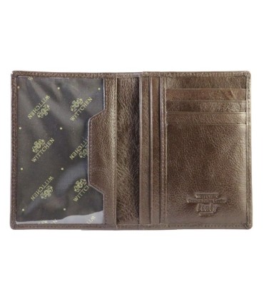 Etui na dokumenty RFID Wittchen, kolekcja Italy 21-2-174, brązowe